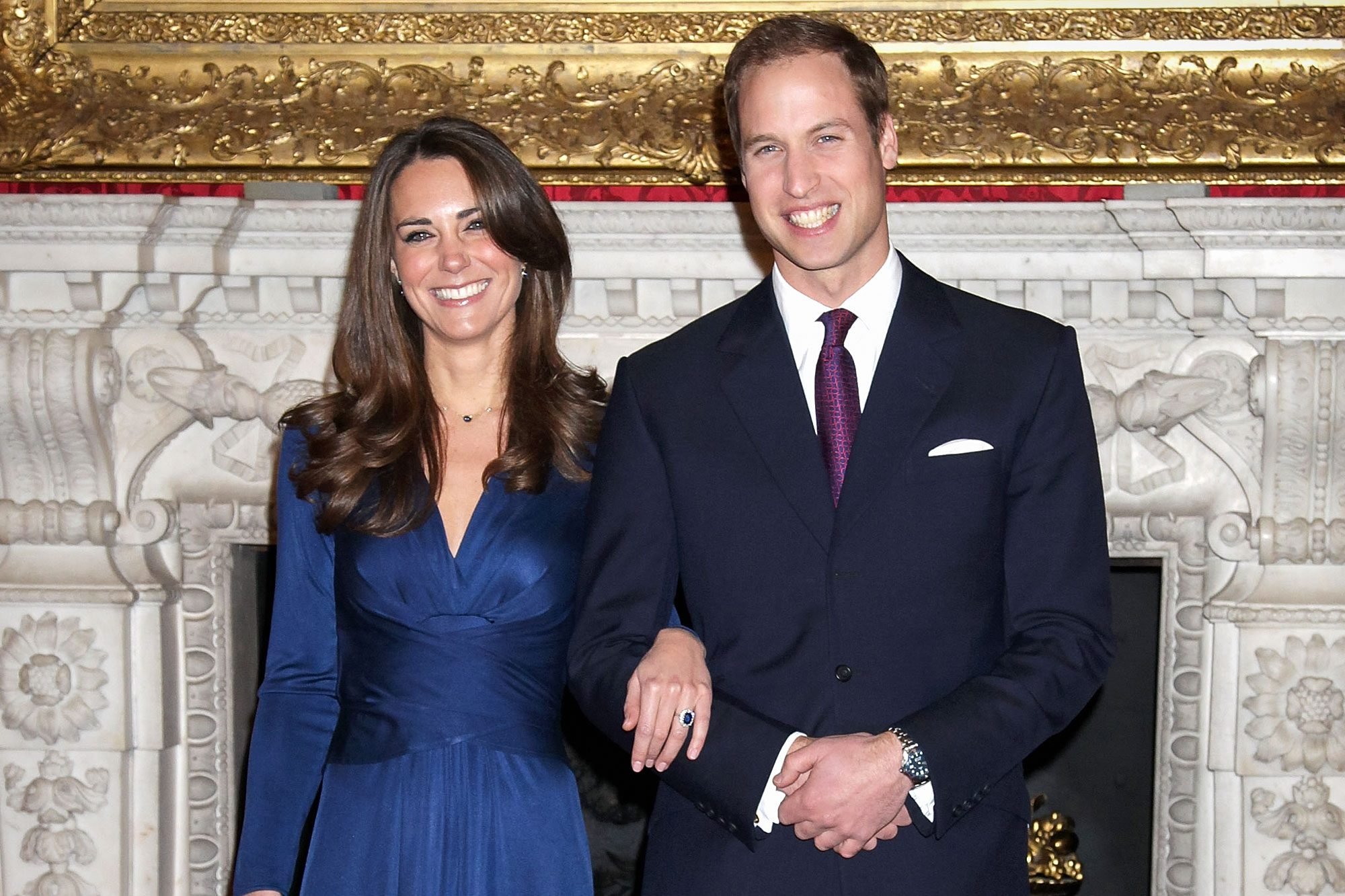 Prince William And Kate Middleton Pose For Photograph