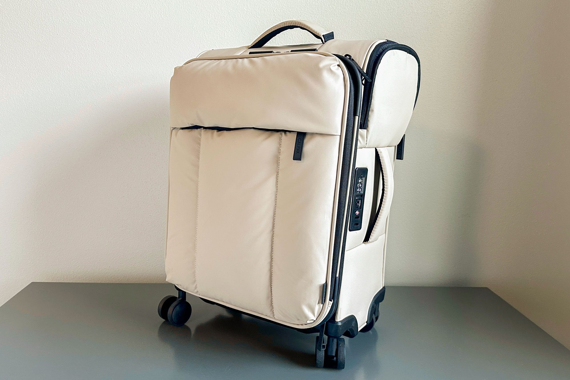 The Calpak Luka Carry-On Looks Like a Puffer Coat, But Don’t Doubt Its Durability