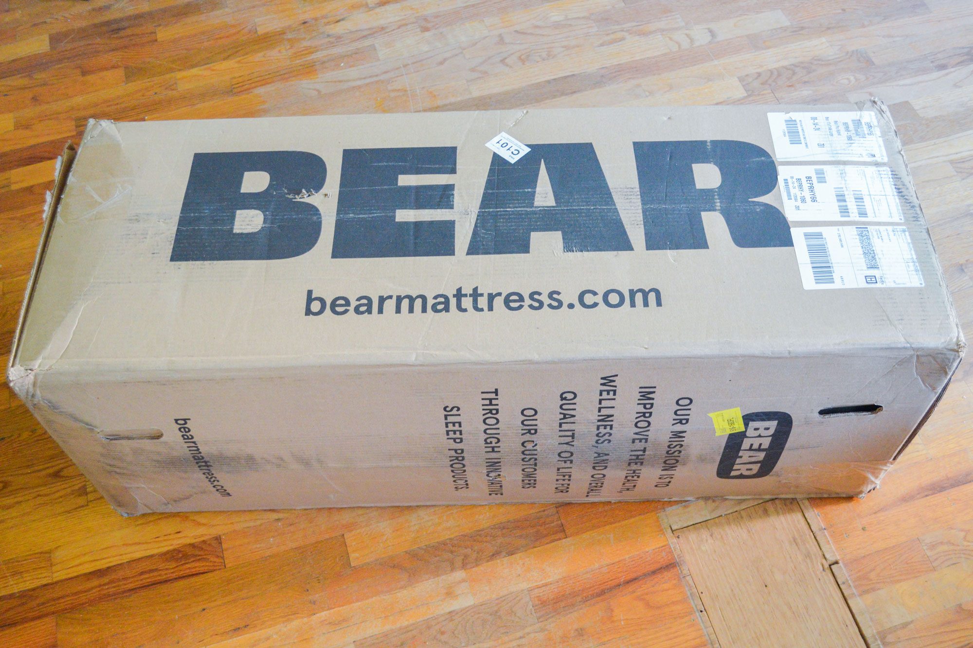 Bear Hybrid Mattress Review packaging